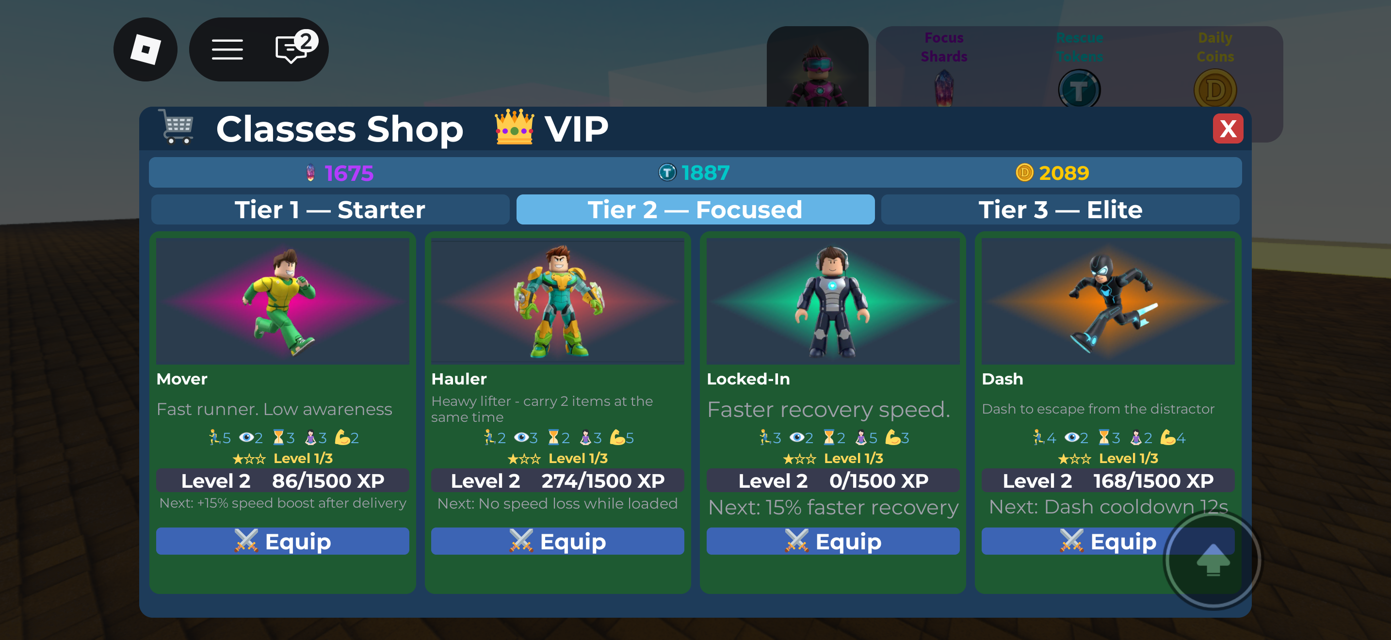 Shop — Tier 2